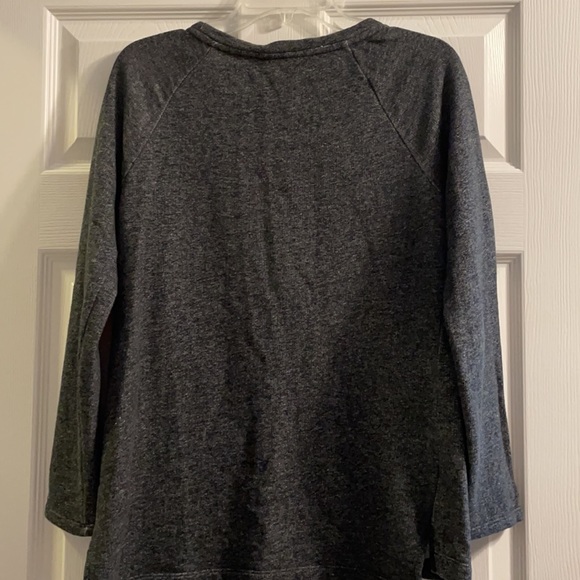 Crown and Ivy Gray Crewneck Beaded Sweatshirt Small NWOT - Picture 5 of 7